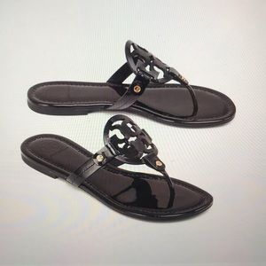 Tory Burch Miller Sandal Patent Leather